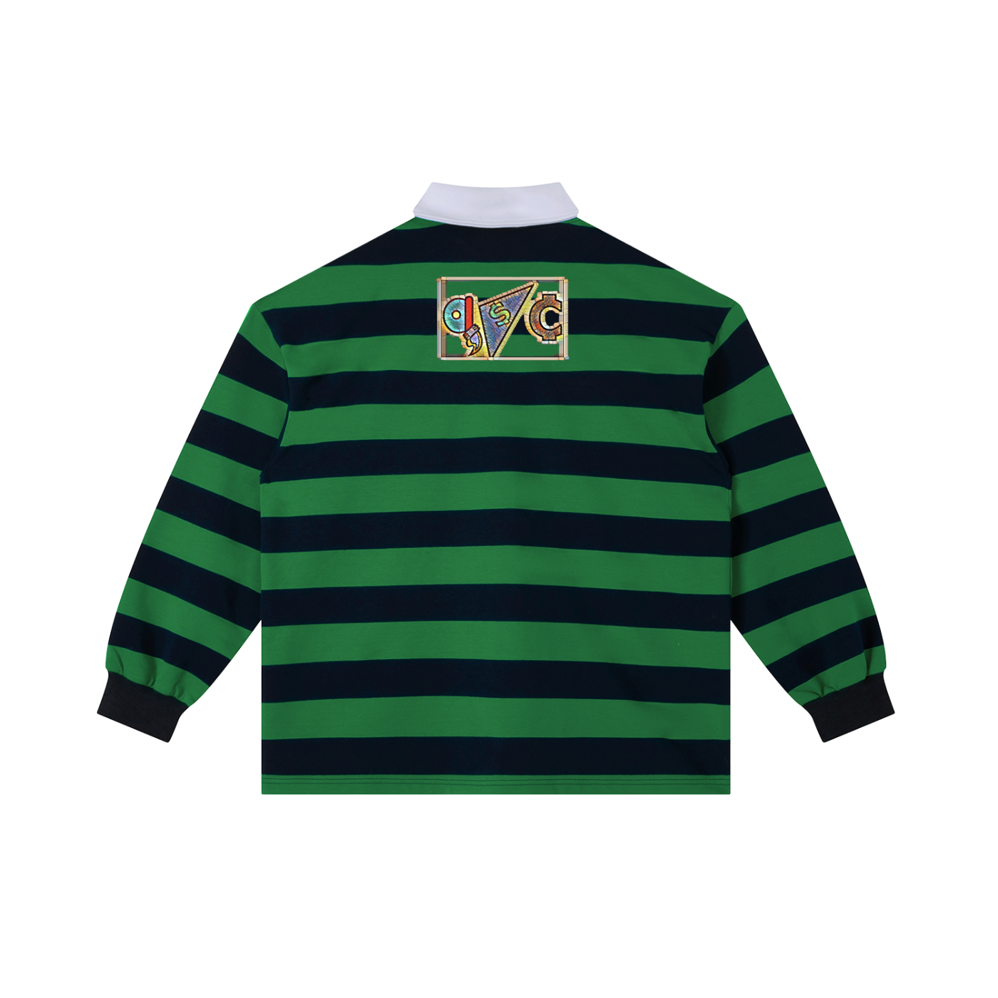 Color Block Stripe Polo Shirt