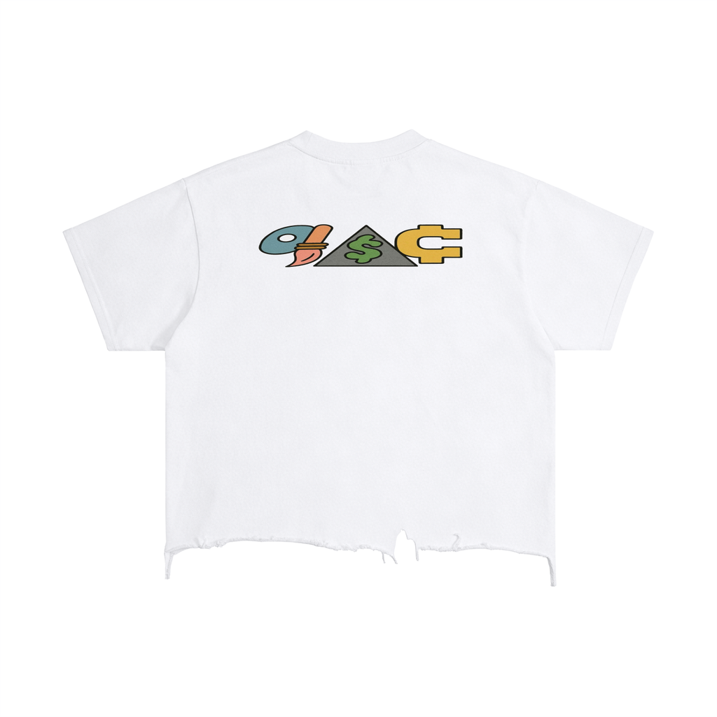 Vintage Wash Boxy Distressed Hem T-Shirt