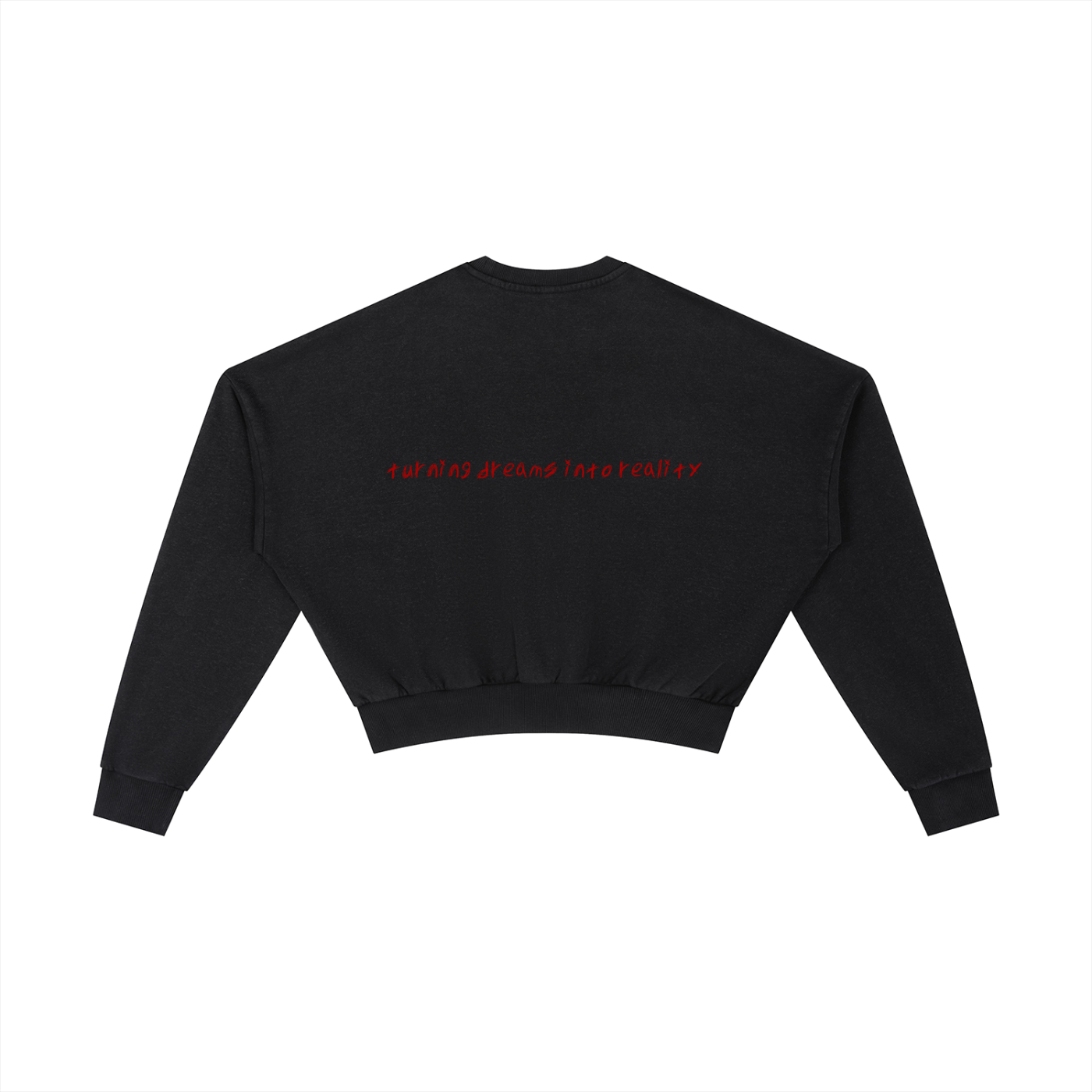 Vintage Washed Cropped Sweatshirt