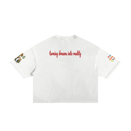 Classic Frayed Boxy Tee