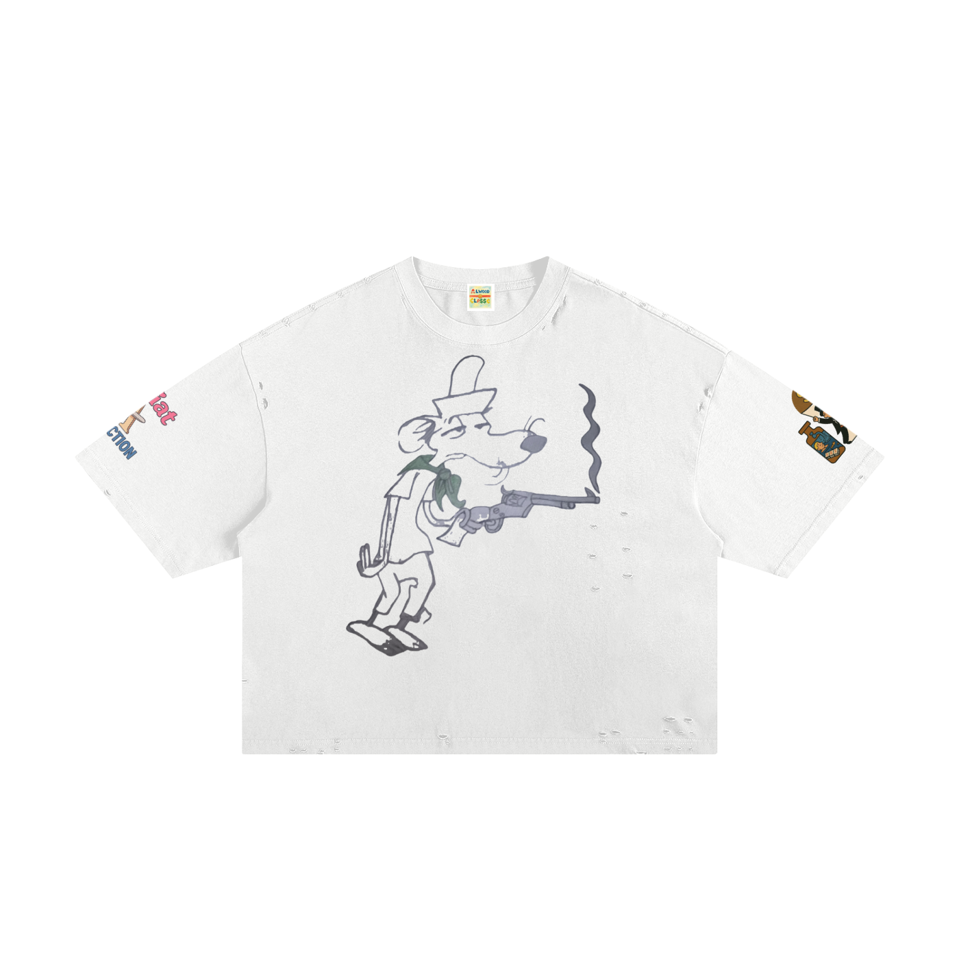Classic Frayed Boxy Tee