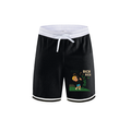 Classic Stripe Trim Basketball Shorts