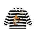 Color Block Stripe Polo Shirt