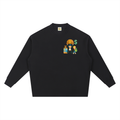 Knitted Round Neck Oversize Sweatshirt
