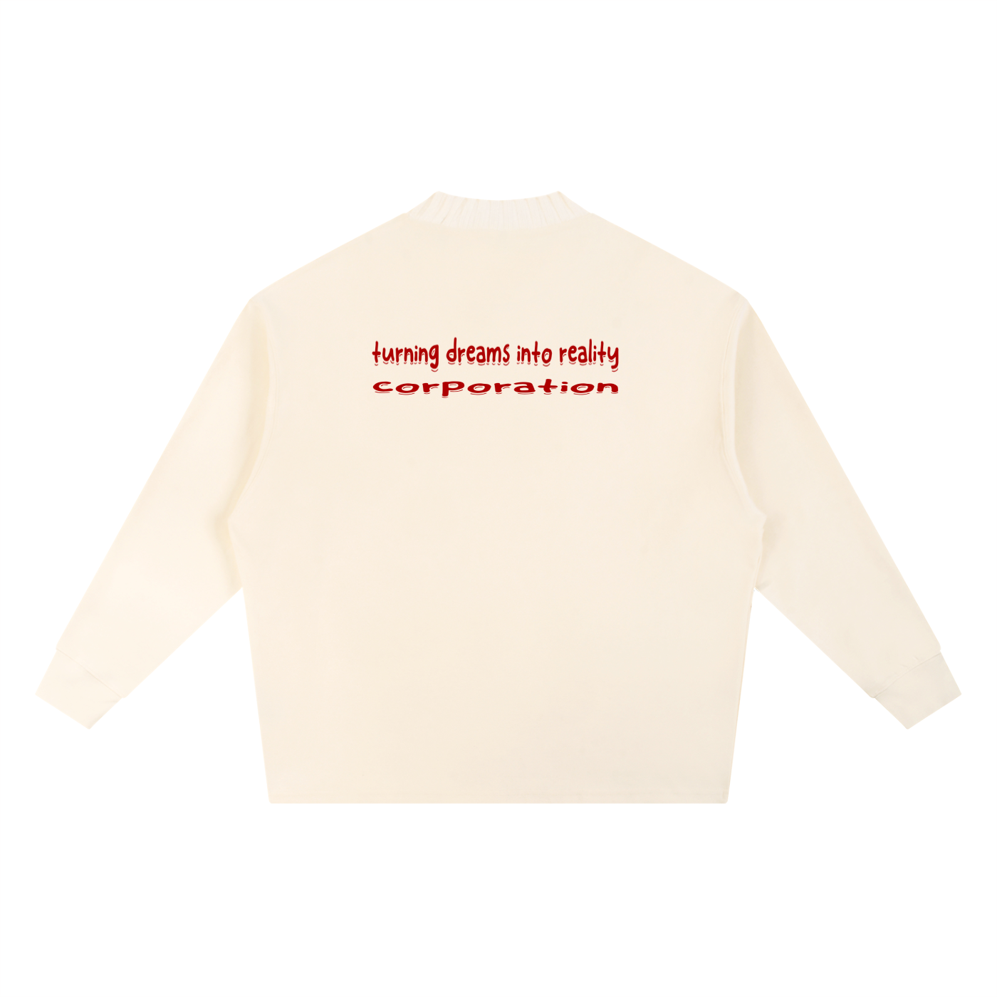 Knitted Round Neck Oversize Sweatshirt