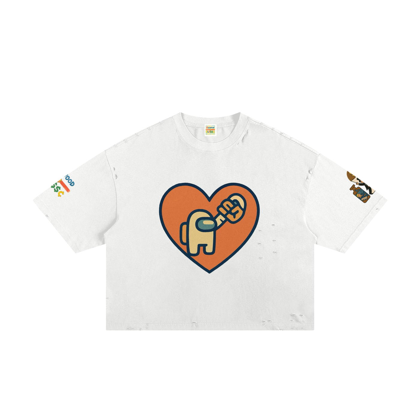 Classic Frayed Boxy Tee