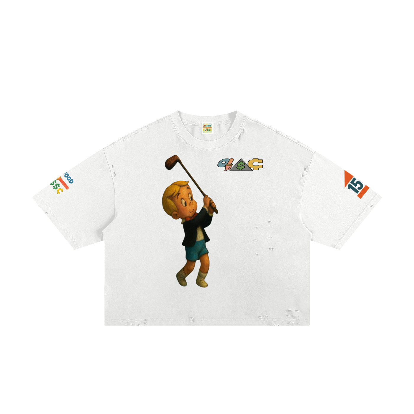 Classic Frayed Boxy Tee