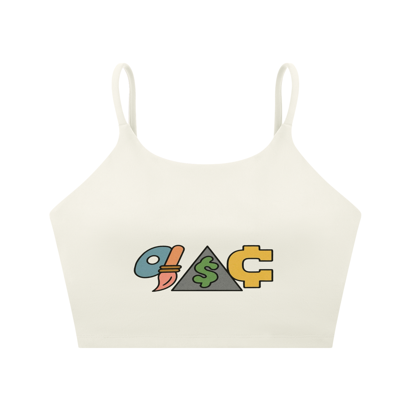 Spaghetti Strap Yoga Sports Bra